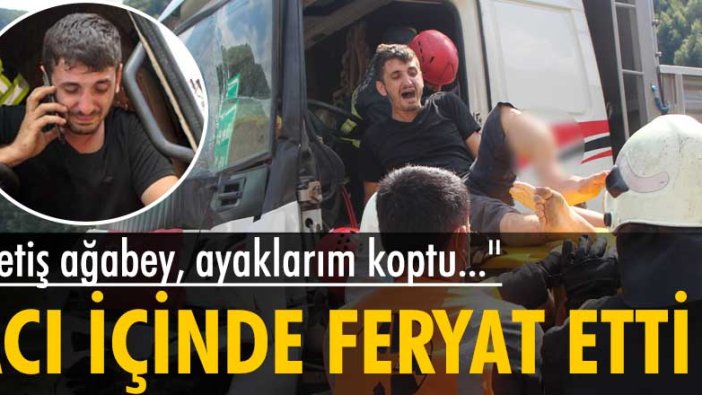 Bolu'daki kazada Samet Çalış acı içinde feryat etti