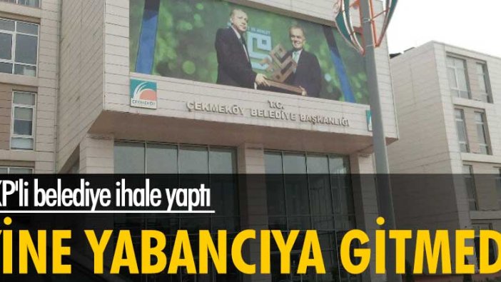 AKP’li belediyenin ihalesi yine o şirkete gitti