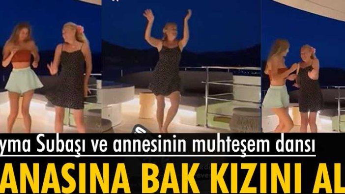 Şeyma Subaşı'nın annesiyle teknede dans ettiği anlar sosyal medyayı salladı