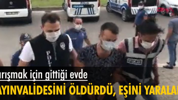 Kayınvalidesini öldürüp, eşini ve kayınbiraderini yaralayan cani: Barışmak için gittim