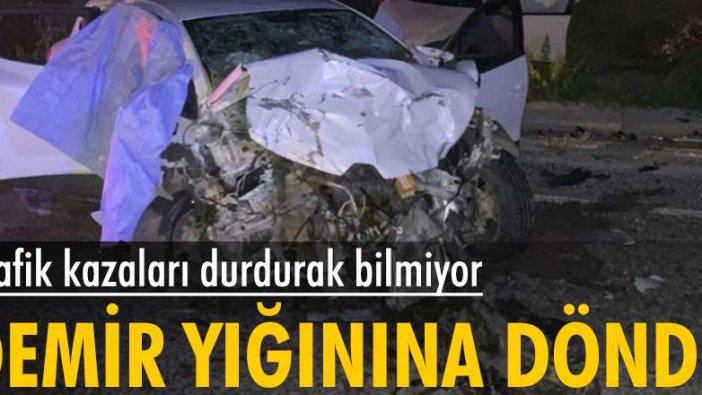 Manisa'da meydana gelen iki ayrı trafik kazasında 2 kişi hayatını kaybetti