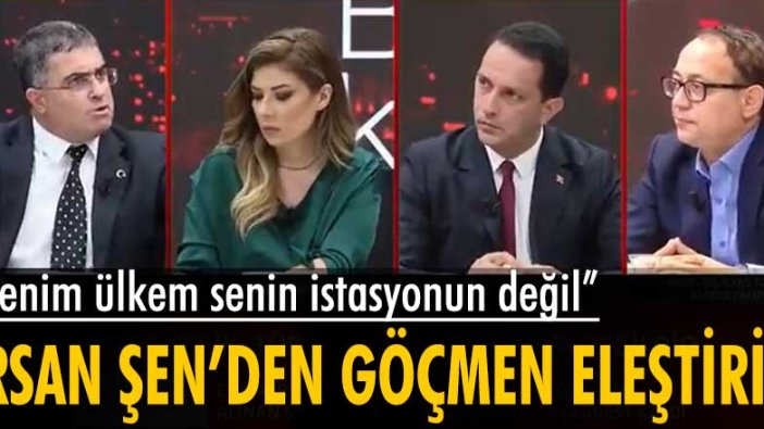 Prof. Dr. Ersan Şen, hükümetin Afgan göçmenler politikasını eleştirdi