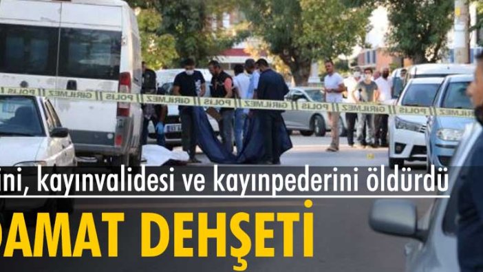 Afyonkarahisar'da damat dehşeti! Eşini, kayınvalidesi ve kayınpederini öldürdü