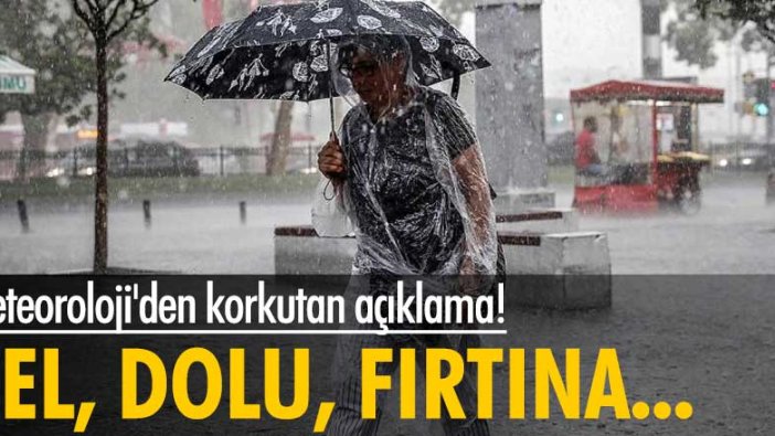 Meteoroloji'den korkutan açıklama! Orta ve Karadeniz kıyılarında çok şiddetli yağış...