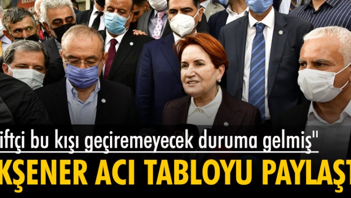 Meral Akşener Erzurum’daki acı tabloyu anlattı: Çiftçi bu kışı geçiremeyecek duruma gelmiş