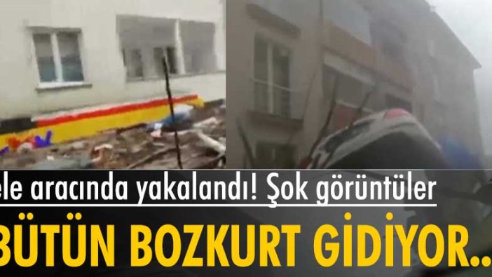 Kastamonu Bozkurt'taki selde aracında yakalandı! Şok görüntüler