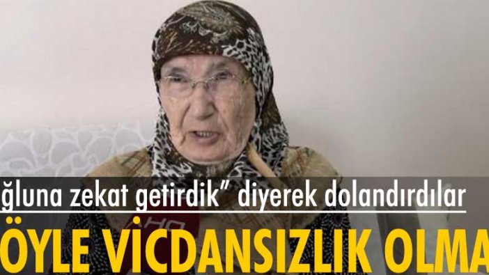 Oğluna zekat getirdik diyerek 5 bin lirasını çaldılar