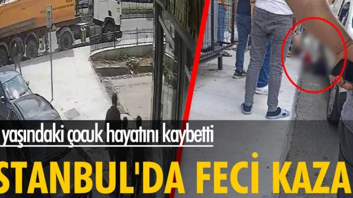 Sultangazi'de korkunç kaza! 10 yaşındaki çocuk hayatını kaybetti