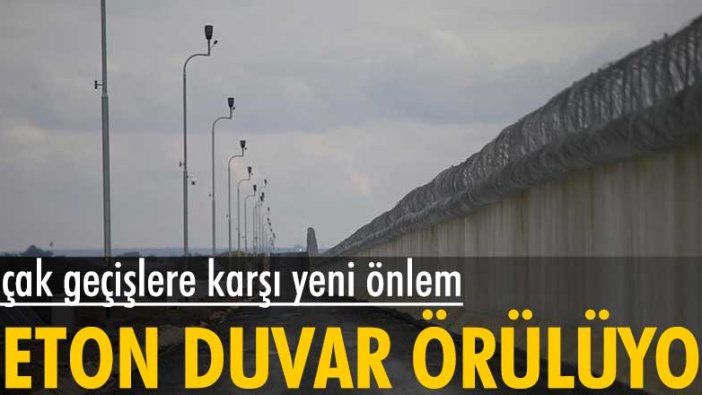 Kaçak geçişleri önlemek için sınırına 1040 kilometre duvar örüldü, 150 kilometre daha örülecek