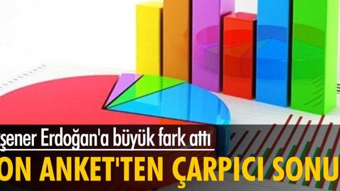 Akşener yarışı Erdoğan'ın yaklaşık 6 puan önünde bitiriyor!