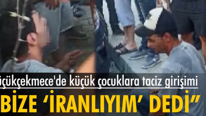 Küçükçekmece'de küçük çocuklara taciz girişimi