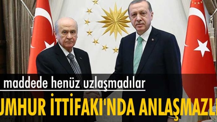 Abdulkadir Selvi, AKP ile MHP'nin iki maddede henüz uzlaşmadığını yazdı