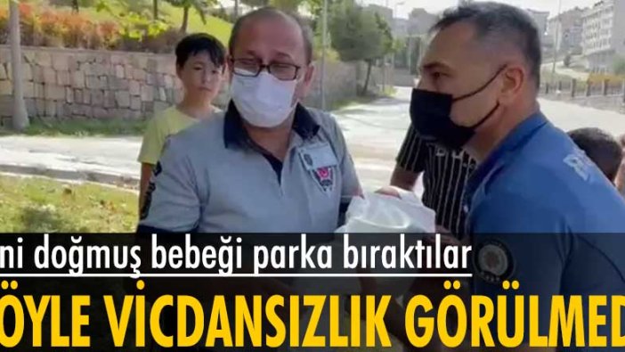 İstanbul Arnavutköy'de parkta yeni doğmuş bir bebek bulundu