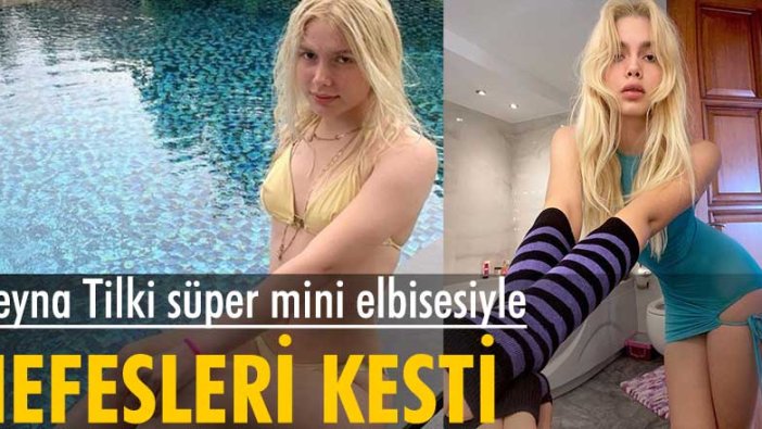 Aleyna Tilki su yeşili elbisesiyle büyüledi