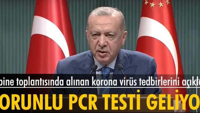 Cumhurbaşkanı Erdoğan kabine toplantısı ardından açıklamalarda bulundu