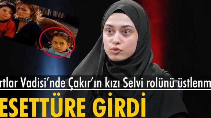 Kurtlar Vadisi ve Muhteşem Yüzyıl gibi yapımlarda rol alan Büşra Ayaydın tesettüre girdi