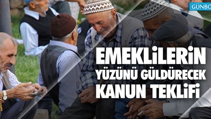 CHP Vekili Gürer'den emeklilerin yüzünü güldürecek kanun teklifi!