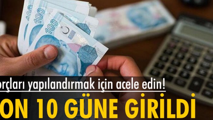 Öğrenim ve katkı kredisi borçlarını yapılandırmada son 10 güne girildi