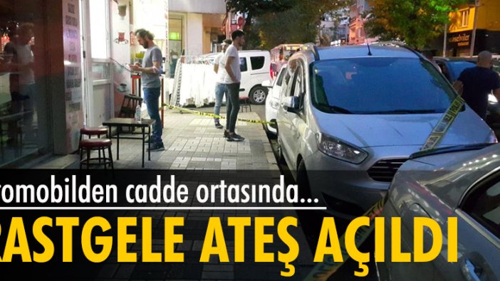 Bursa'da otomobilden cadde ortasında rastgele ateş açıldı