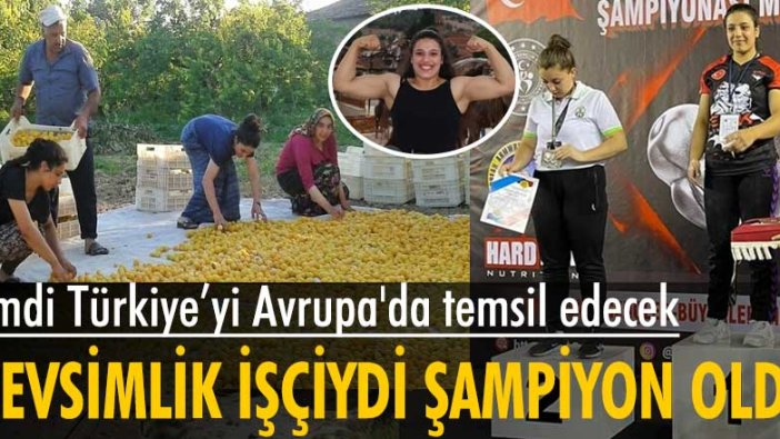 Gülistan Güner, mevsimlik işçiydi şampiyon oldu