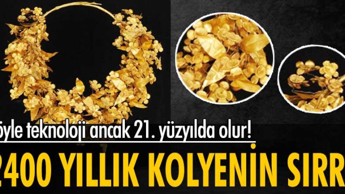 Bu teknoloji ancak 21. yüzyılda var! Sırrı çözülemeyen kolye…