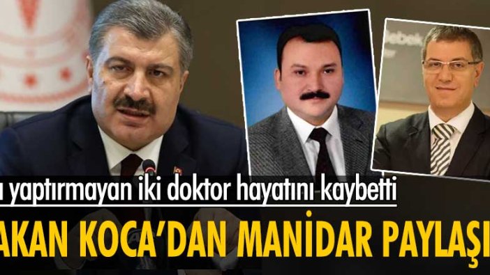 Aşı olmayan iki doktor koronavirüsten hayatını kaybetti