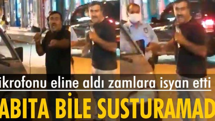 Ağrı’da bir vatandaş, mikrofonu eline aldı zamlara isyan etti