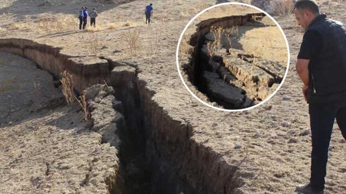 Konya'da oluşan ilginç obruk görenleri şaşırttı