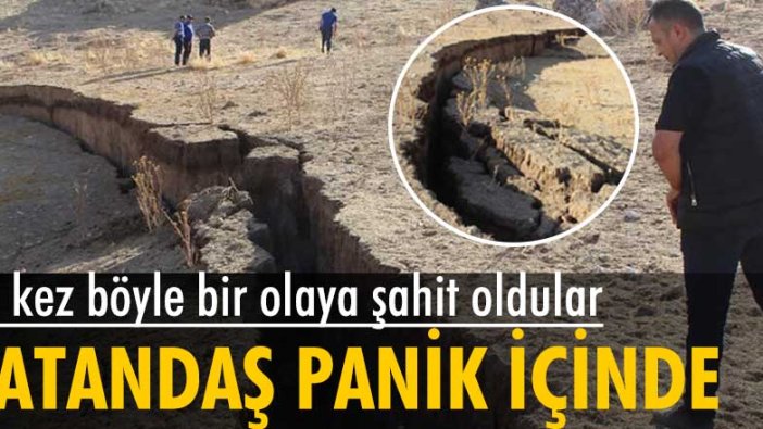 Konya'da oluşan ilginç obruk görenleri şaşırttı