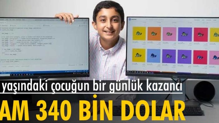 12 yaşındaki Benyamin Ahmed, NFT ile 343 bin dolar kazandı