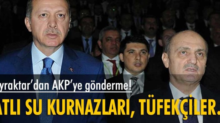 Eski bakan Erdoğan Bayraktar'dan yine gönderme!