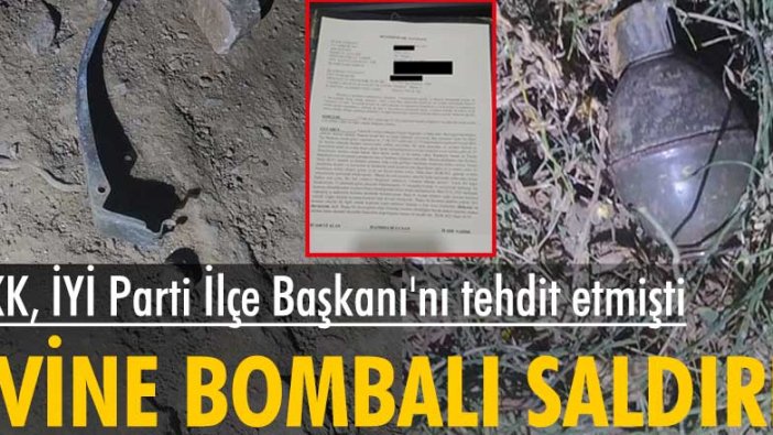 İYİ Partili Başkan'a bombalı saldırı