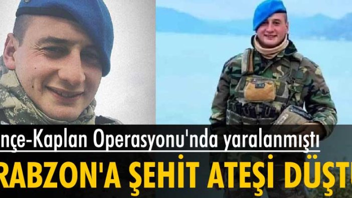 Pençe-Kaplan Operasyonu'nda yaralanan İsmail Şebelek şehit oldu