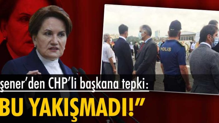 Ali Narin'in protestosuna Akşener’den tepki!