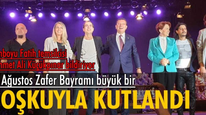 30 Ağustos Zafer Bayramı büyük bir coşkuyla kutlandı