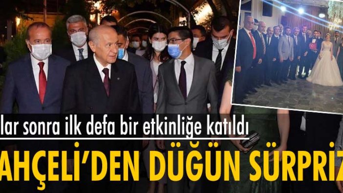 Bahçeli, Deniz Depboylu’nun oğlunun düğününe katıldı