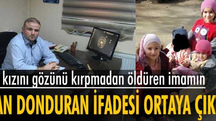 Trabzon’da üç kızını öldüren imam Emre Göktaş'ın ilk ifadesi ortaya çıktı