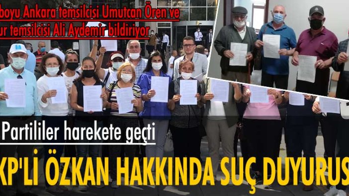 İYİ Parti'den AKP'li Özkan hakkında suç duyurusu