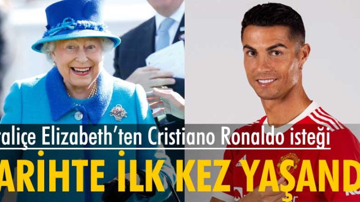 Kraliçe Elizabeth istedi Cristiano Ronaldo tarihe geçti