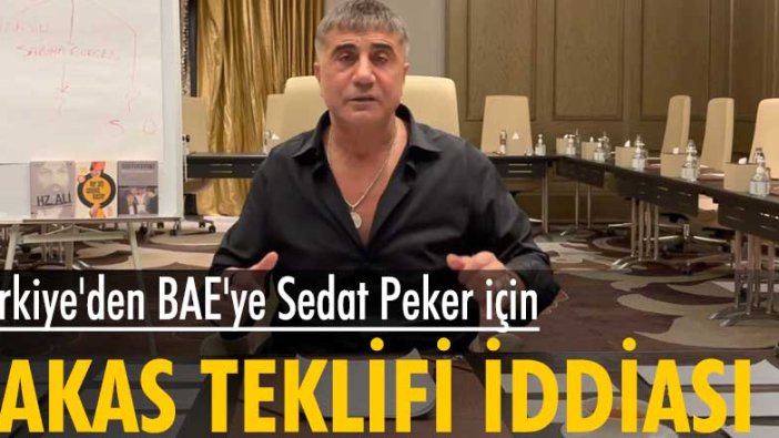 Fatih Altaylı'dan bomba iddia: Türkiye'den BAE'ye Sedat Peker için takas teklifi