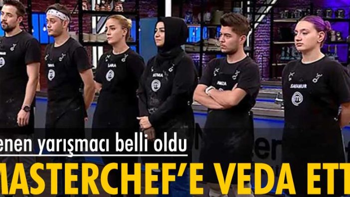 MasterChef'te elenen isim belli oldu