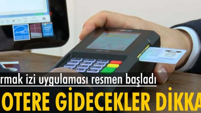 Noterlerde parmak izi uygulaması başlatıldı