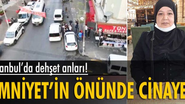 Kağıthane'de polis merkezi önünde cinayet