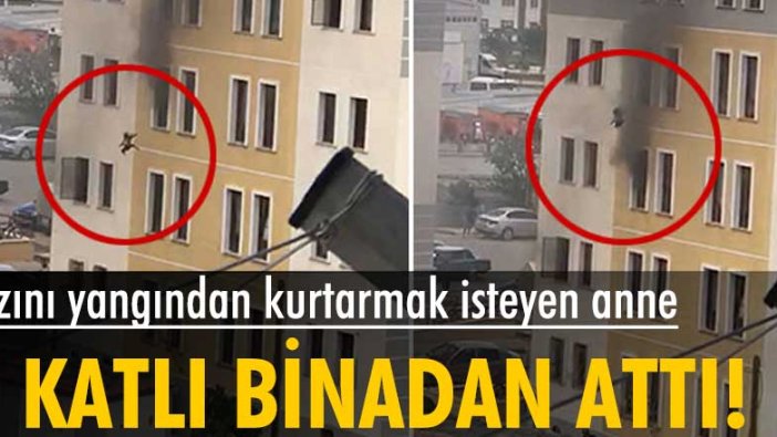 Afyon'da korkunç olay! Kızını yangından kurtarmak için...