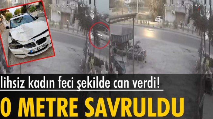 Hatay'da korkunç kaza! Sezen kaplan, metrelerce savruldu