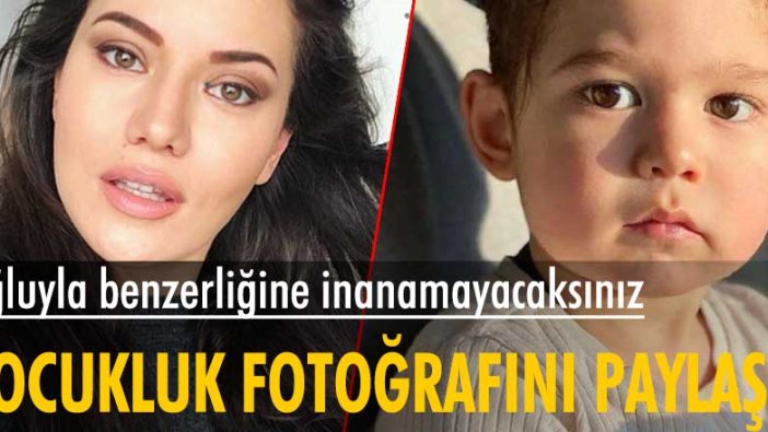 Fahriye Evcen'in oğlu Karan ile benzerliğine inanamayacaksınız