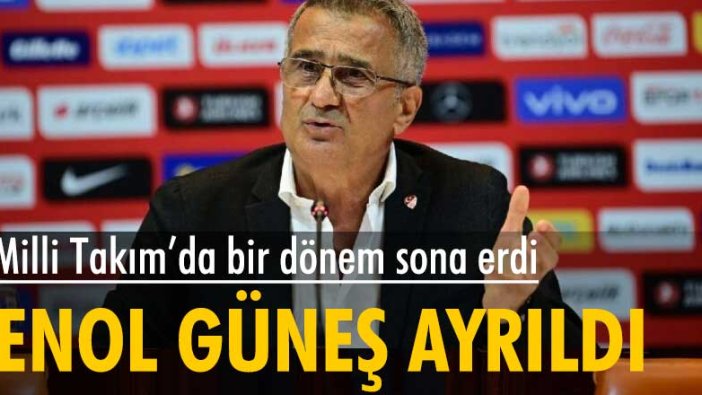 Şenol Güneş ile yollar ayrıldı