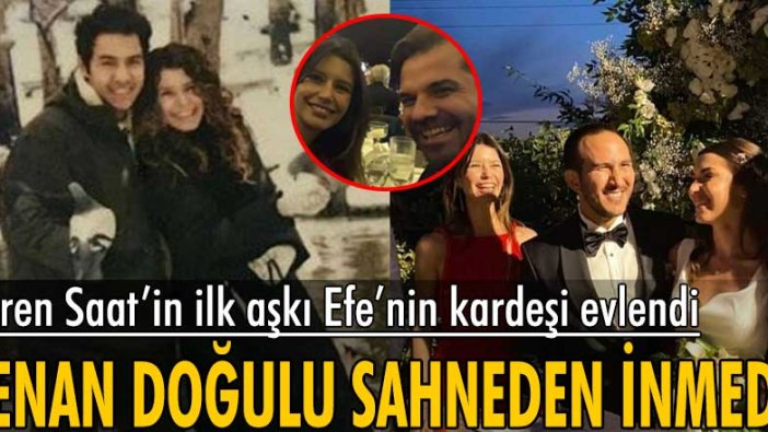 Kenan Doğulu ve Beren Saat Efe Güray'ın kardeşinin düğününe katıldı