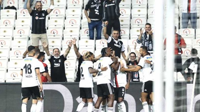 Beşiktaş, Malatyaspor'u 3-0 mağlup etti.