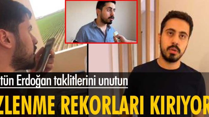 Muhammed Nur Nahya isimli üniversite öğrencisinin Erdoğan'ı taklitleri izlenme rekoru kırıyor!